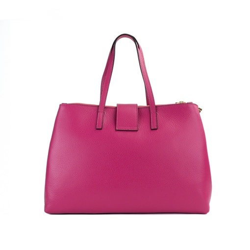 Poseta Piele Noelle - FUCSIA - Img 3