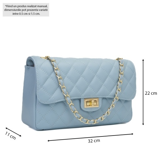 Poseta Piele Ruby - BLEU - Img 5