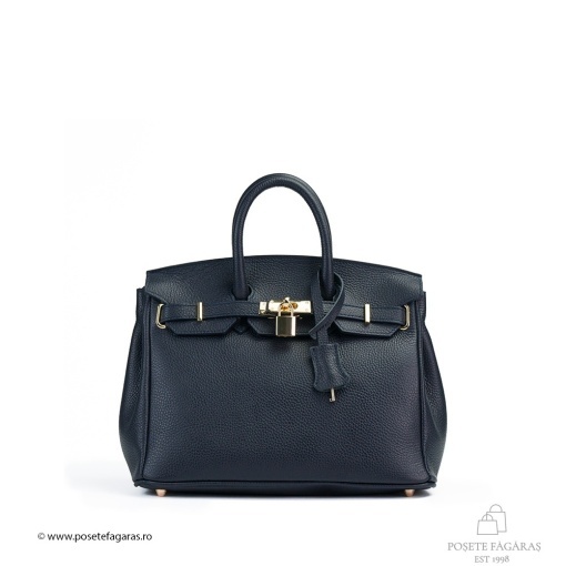 Poseta Piele Baby Edith - BLEUMARIN - Img 2