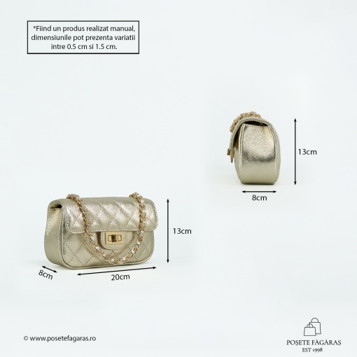Poseta Piele Baby Ruby - AURIU - Img 5