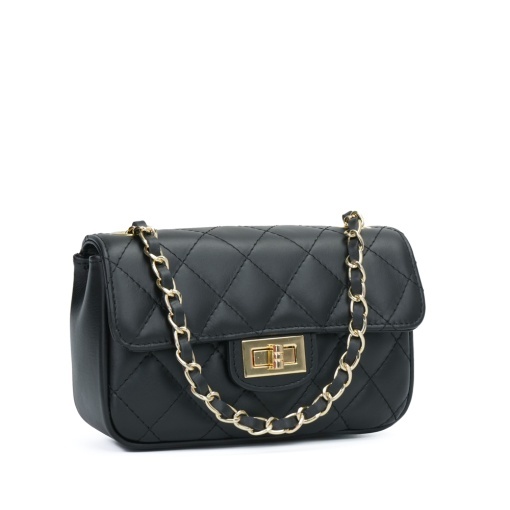Poseta Piele Baby Ruby - NEGRU