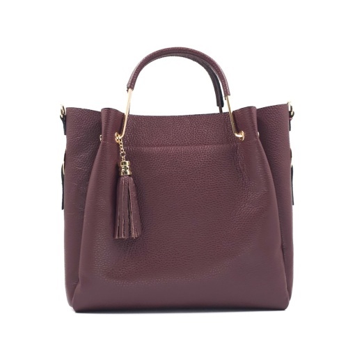 Poseta Piele Bryna - BORDO - Img 3