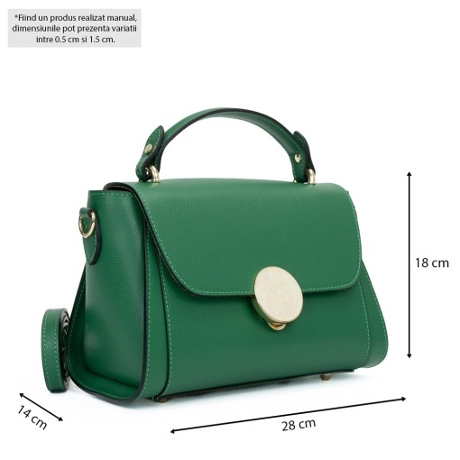 Poseta Piele Jaime - VERDE - Img 5