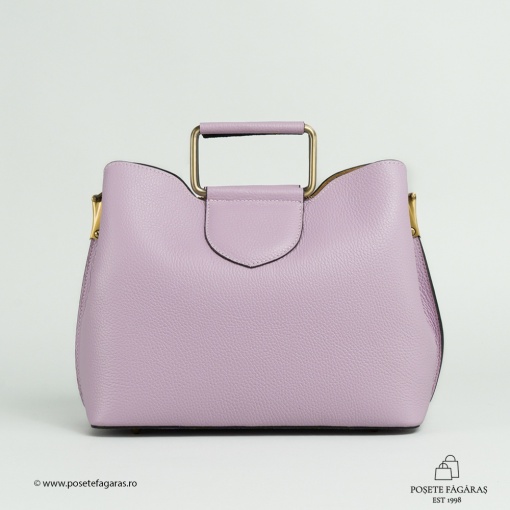 Poseta Piele Lora - LILA - Img 2