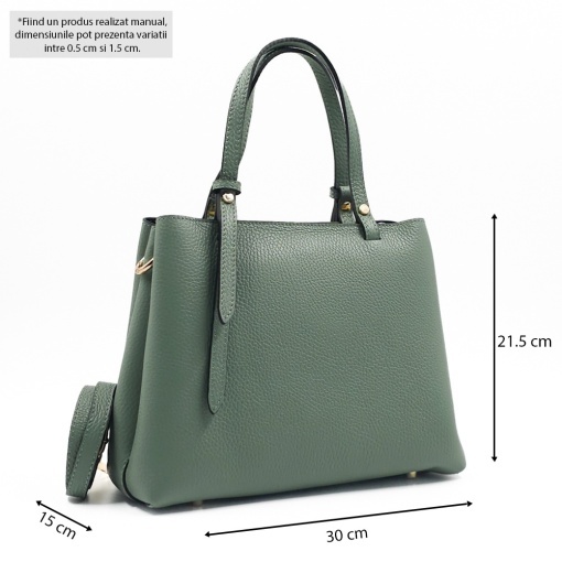 Poseta Piele Martine - MENTA - Img 5