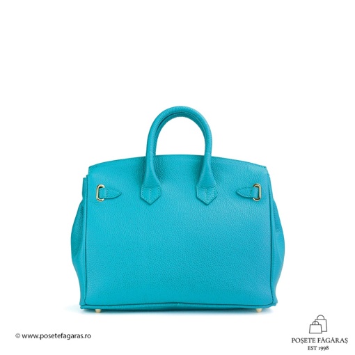 Poseta Piele Mini Edith - TURCOAZ - Img 3