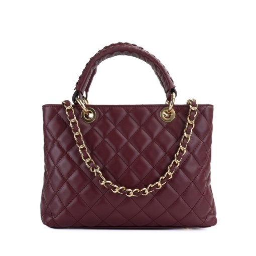 Poseta Piele Mini Georgie - BORDO - Img 2
