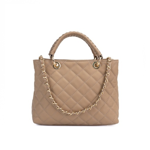 Poseta Piele Mini Georgie - CREM-INCHIS - Img 2