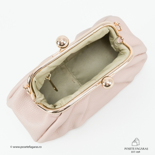Poseta Piele Mini Lilith - ROZ-PUDRA - Img 3