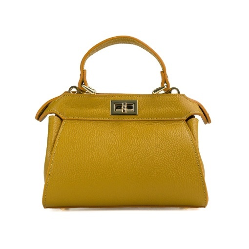 Poseta Piele Mini Otilia - MUSTAR - Img 3