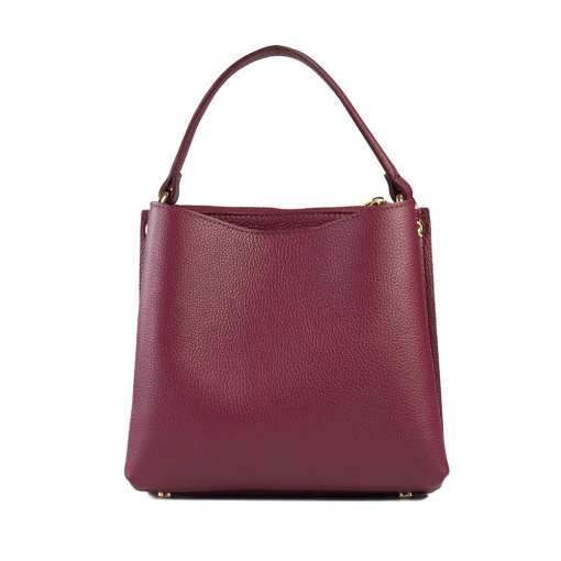 Poseta Piele Mini Stephanie - BORDO - Img 3
