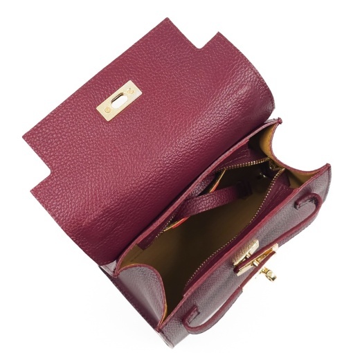 Poseta Piele Thea - BORDO - Img 4