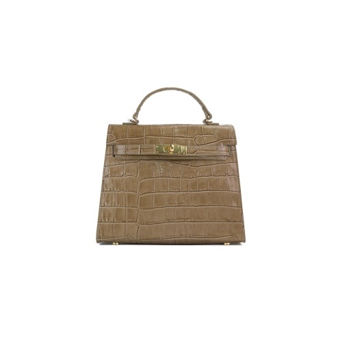Poseta Piele Thea Croco Baby - CREM - Img 2
