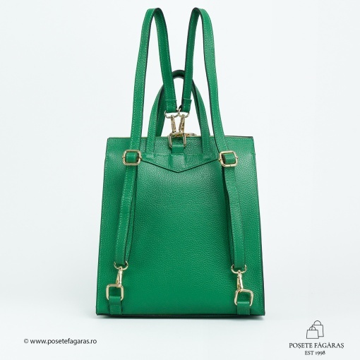 Rucsac Piele Alessa - VERDE - Img 3