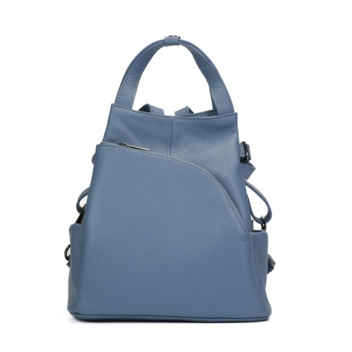 Rucsac Piele Charlene - ALBASTRU-DESCHIS - Img 2