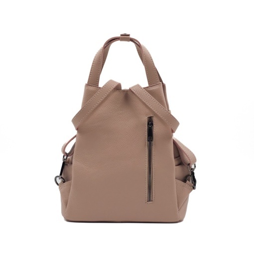 Rucsac Piele Charlene - ROZ-PUDRA - Img 3