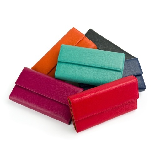 Portofel Piele Alexandra - PORTOCALIU - Img 6