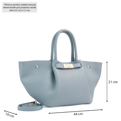 Poseta Piele Adele - BLEU INCHIS - Img 5