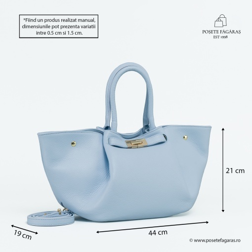 Poseta Piele Adele - BLEU - Img 5
