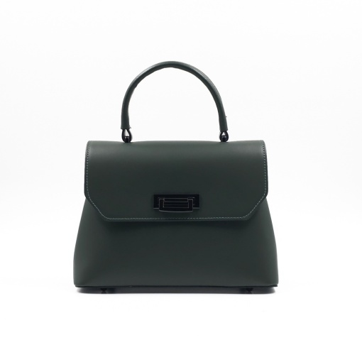 Poseta Piele Alana - VERDE INCHIS - Img 2