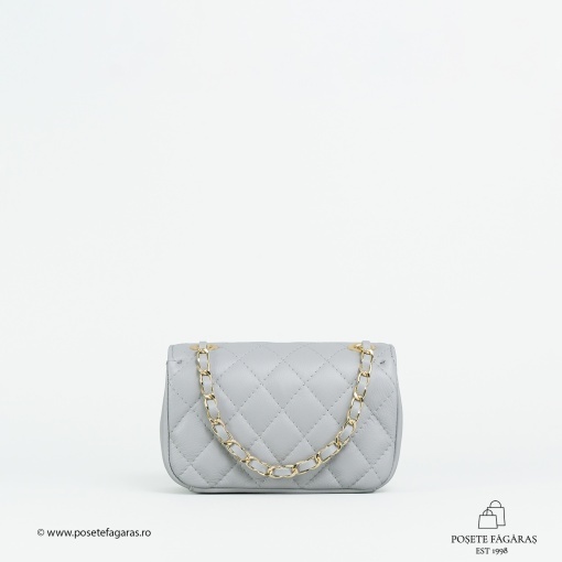 Poseta Piele Baby Ruby - GRI - Img 3