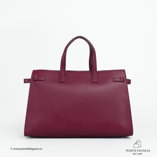 Poseta Piele Celina - BORDO - Img 3