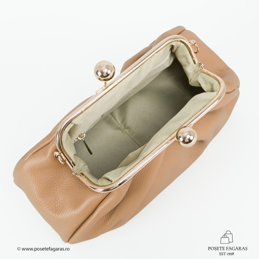 Poseta Piele Lilith - MOCACCINO - Img 3