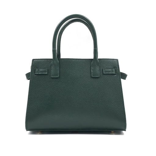 Poseta Piele Louise - VERDE INCHIS - Img 3