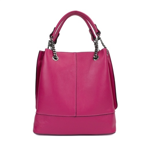 Poseta Piele Lucia - FUCSIA - Img 2