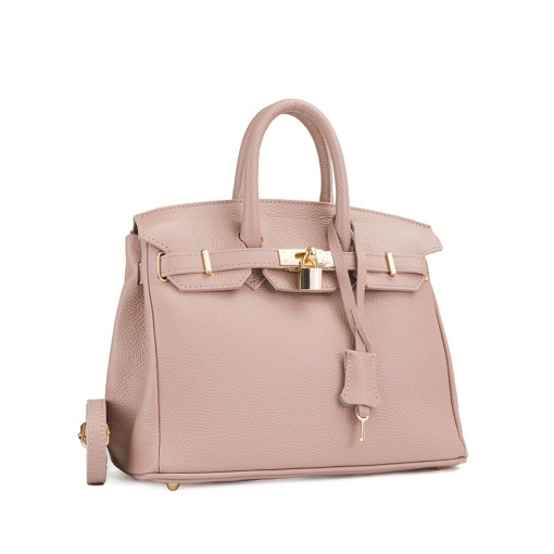 Poseta Piele Mini Edith - ROZ-PUDRA