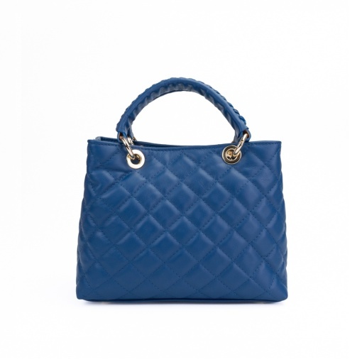 Poseta Piele Mini Georgie - ALBASTRU - Img 3