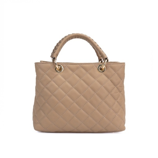 Poseta Piele Mini Georgie - CREM-INCHIS - Img 3