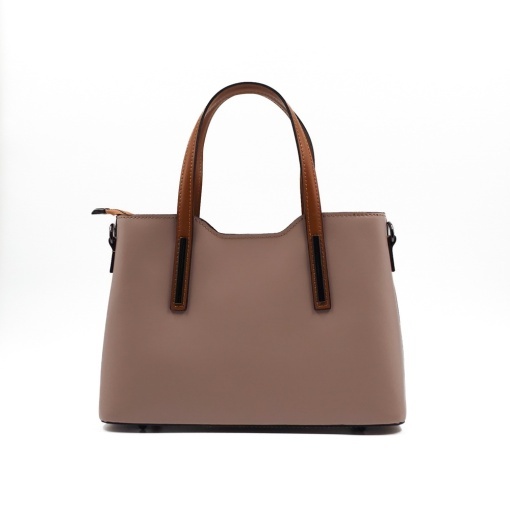 Poseta Piele Mini Michelle - ROZ-PUDRA - Img 3