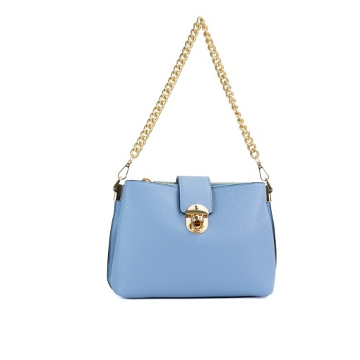 Poseta Piele Mini Noelle - BLEU - Img 2