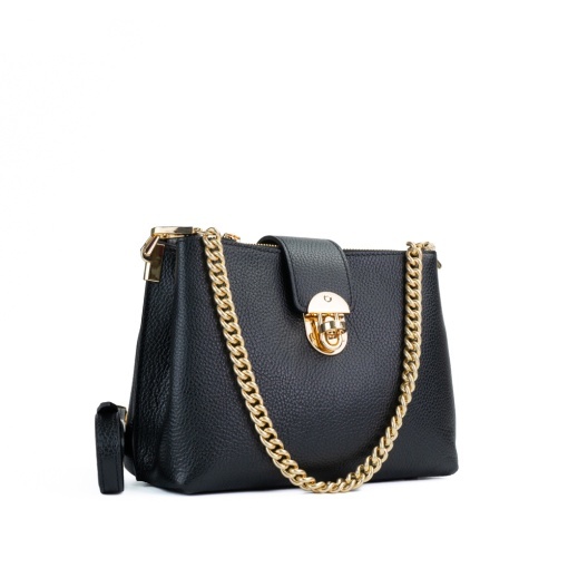 Poseta Piele Mini Noelle - NEGRU