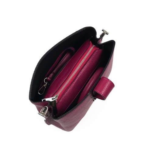 Poseta Piele Nikol - FUCSIA-INCHIS - Img 4
