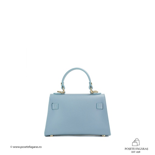 Poseta Piele Thea Baby - BLEU - Img 3
