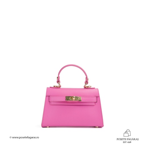 Poseta Piele Thea Baby - ROZ-BOMBON - Img 2