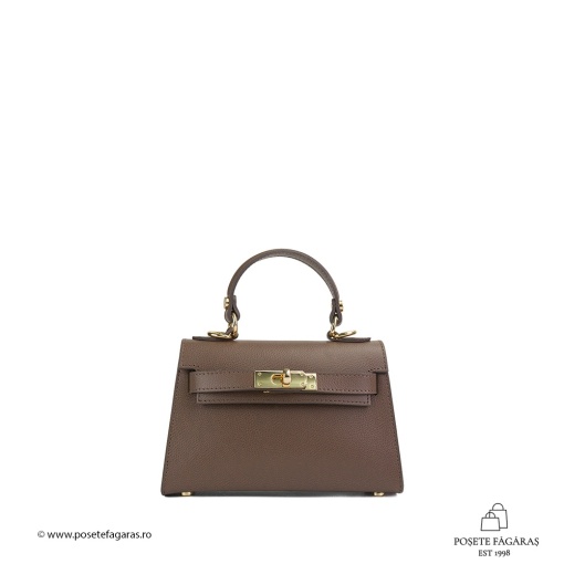 Poseta Piele Thea Baby - TAUPE - Img 2