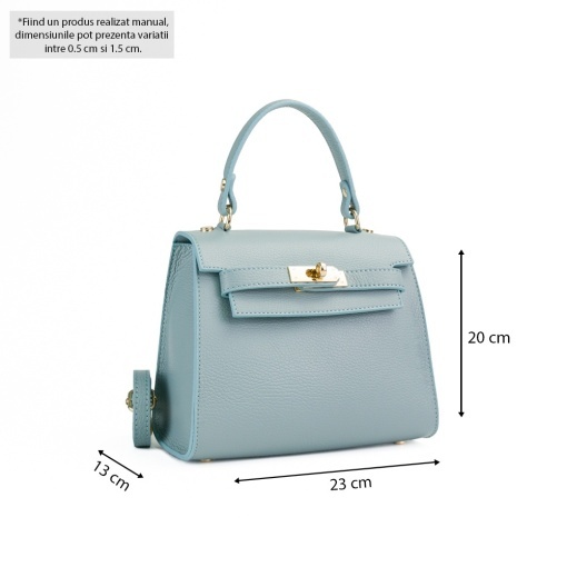 Poseta Piele Thea - BLEU - Img 5