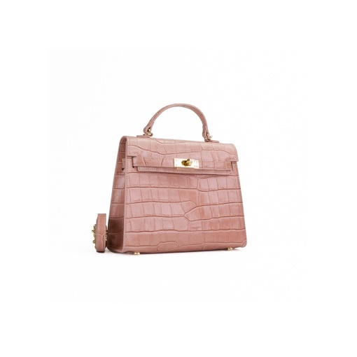 Poseta Piele Thea Croco Baby - PIERSICA