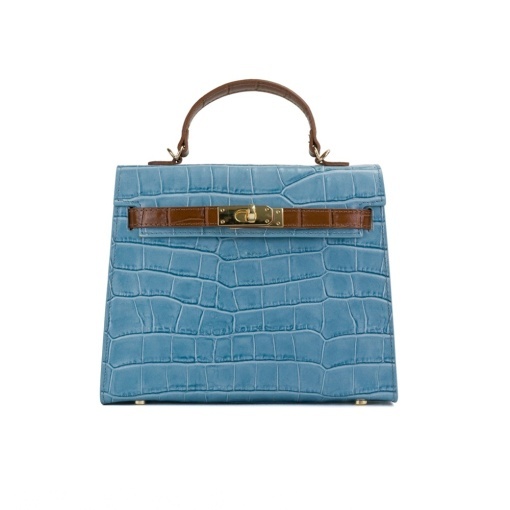 Poseta Piele Thea Croco - BLEU-CONIAC - Img 2