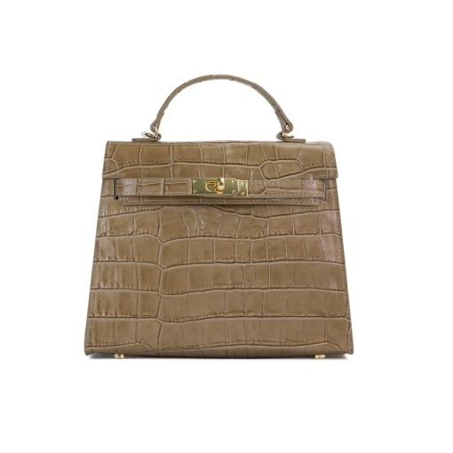 Poseta Piele Thea Croco - CREM - Img 2