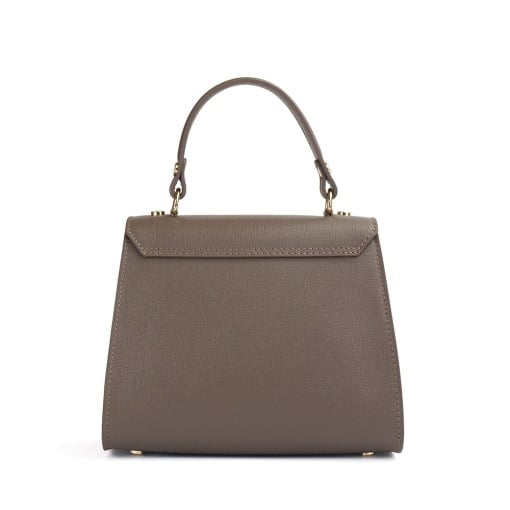 Poseta Piele Thea Safiano - TAUPE - Img 2