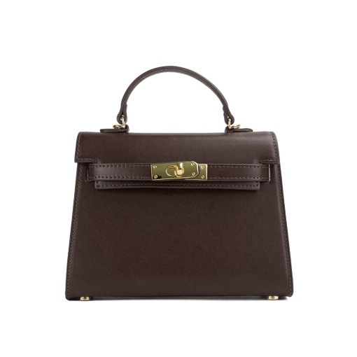 Poseta Piele Thea Slim Mini - MARO-INCHIS - Img 2