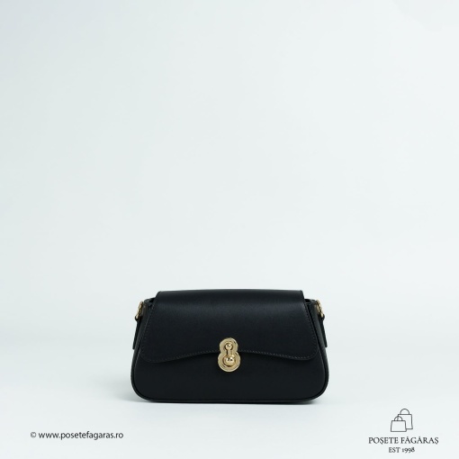 Poseta Piele Violine Resigilata - NEGRU - Img 2