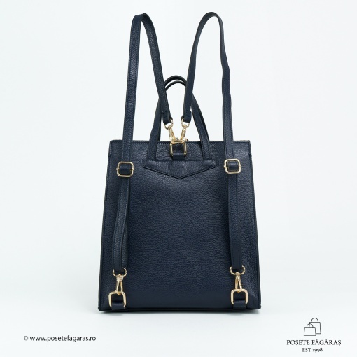 Rucsac Piele Alessa - BLEUMARIN - Img 3