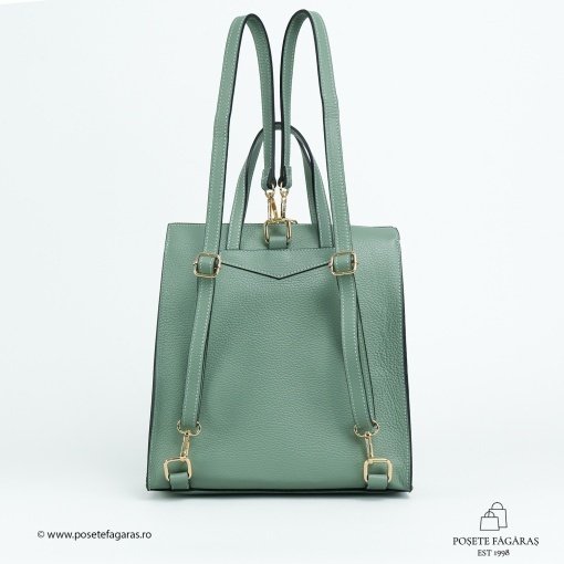 Rucsac Piele Alessa - MENTA - Img 3