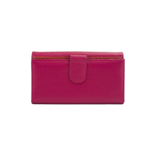 Portofel Piele Cristiana - FUCSIA-INCHIS - Img 2