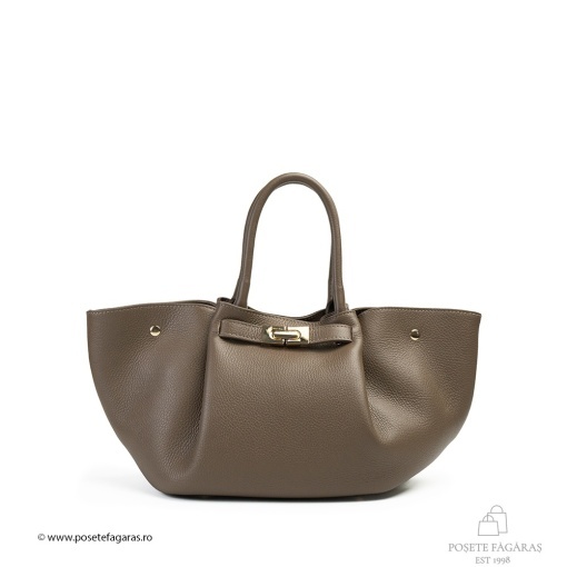 Poseta Piele Adele - TAUPE - Img 2